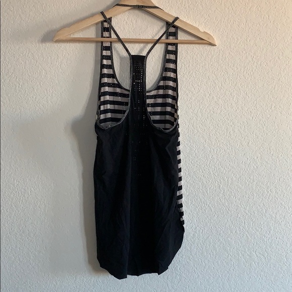 Lululemon water bound tank top stripe print black - Picture 6 of 10